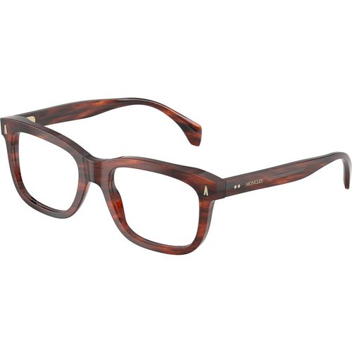 Moncler Unisex Moncler ME2019 3034 Monturas ópticas Acetato Tortuga Transparente Cuadrada Norma