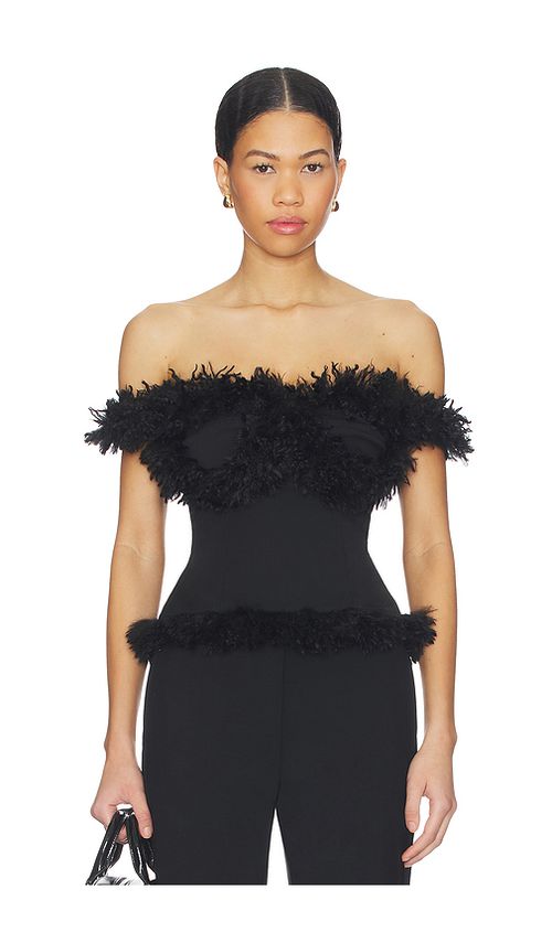 LADO BOKUCHAVA Valkiria Corset in Black. L. Also in M