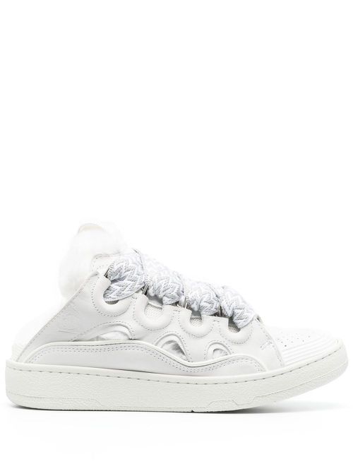 Curb mule sneakers - White