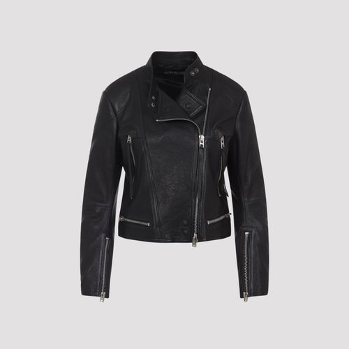 Luxe Leather Mini Jacket for Women