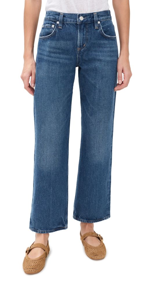 Faye Vintage Straight Jeans Azure Blue
