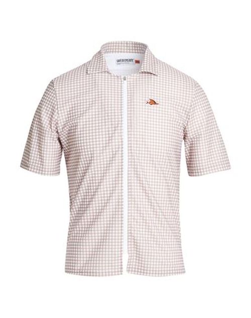 Café Du Cycliste Man Shirt Taupe Size M Polyester, Elastane