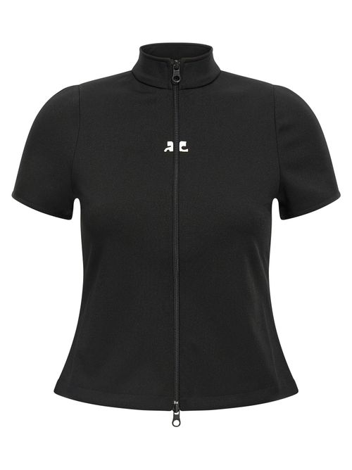 Interlock Zipped Top