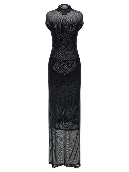 Flocked Dress