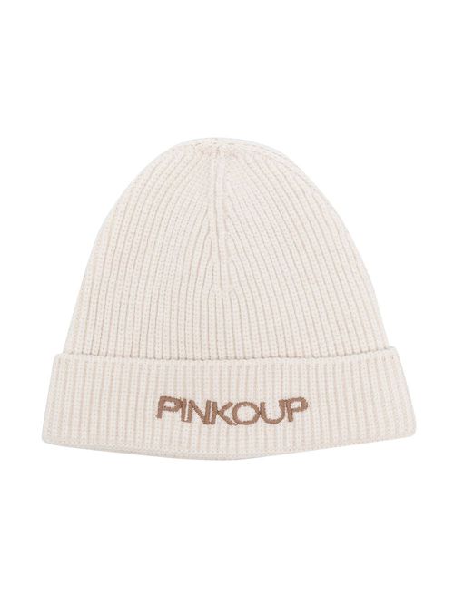 Logo-embroidered beanie hat - Neutrals