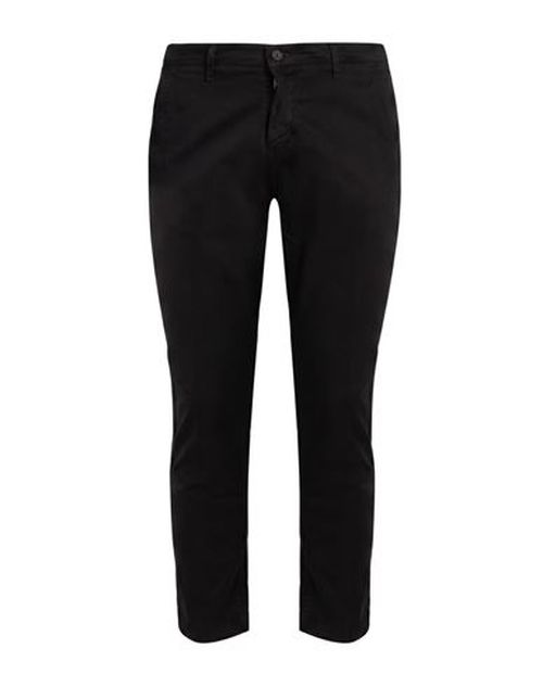 Man Pants Black Size 38 Cotton, Elastane