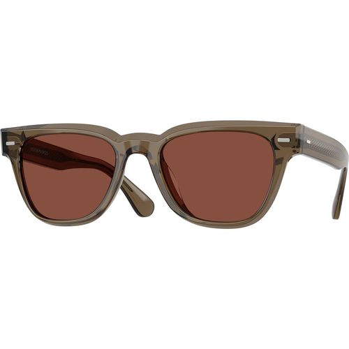 Oliver Peoples Uniseks Oliver Peoples OV5601SU RUENY 1784C5 Zonnebrillen Acetaat Bruin Bordeaux Kwadraat Normaa