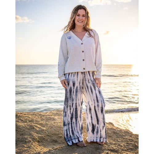 Saltrock Melda Womens Tie Dye Trouser in Blue