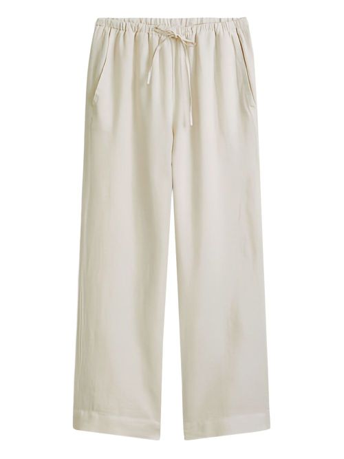 Drawstring-waist trousers - Neutrals