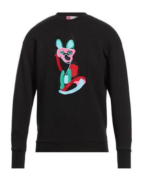 Maison Kitsuné Acide Man Sweatshirt Black Size S Cotton, Polyester