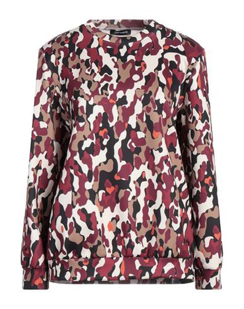 Woman Sweatshirt Plum Size L Polyester, Elastane