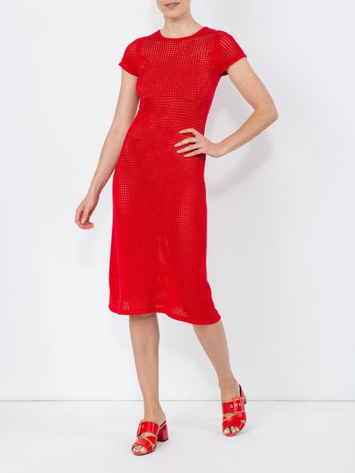 Red L'eau Dress