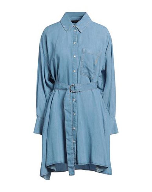 Actitude By Twinset Woman Mini dress Blue Size L Lyocell, Polyester