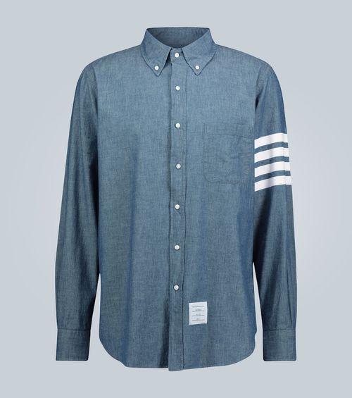 4-Bar chambray shirt