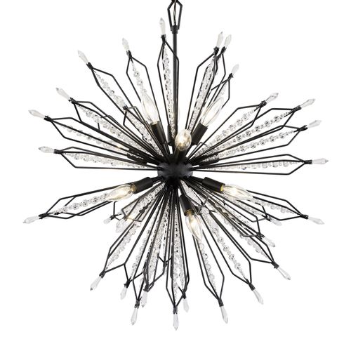 Carbon 12 Light Pendant from the Orbital Collection