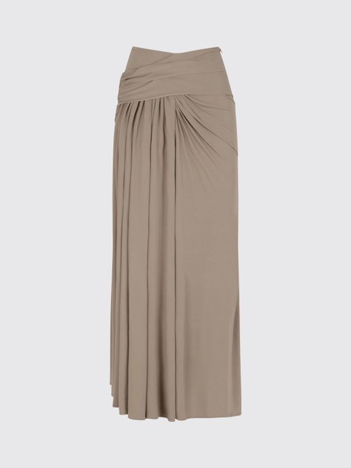 Skirt Woman color Brown