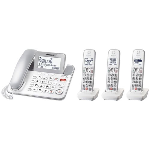 KX-TGF853S2 DECT 6.0 Expandable Corded/Cordless Phone System