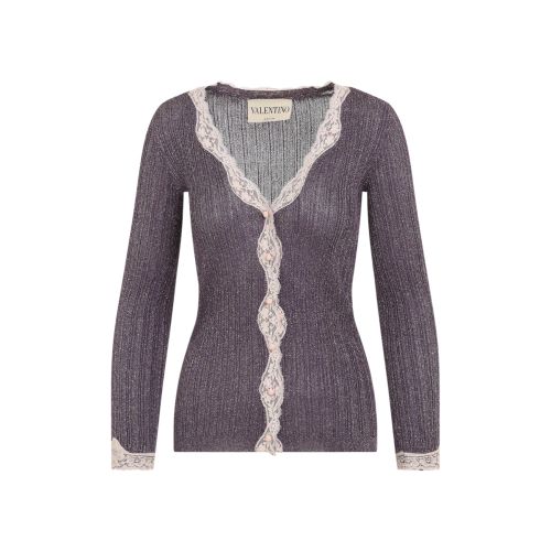 Dark Grey Knitted V Neck Sweater
