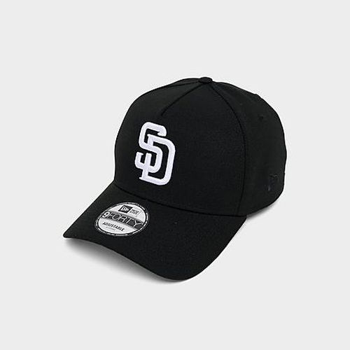 San Diego Padres MLB 9FORTY A-Frame Snapback Hat in Black/White