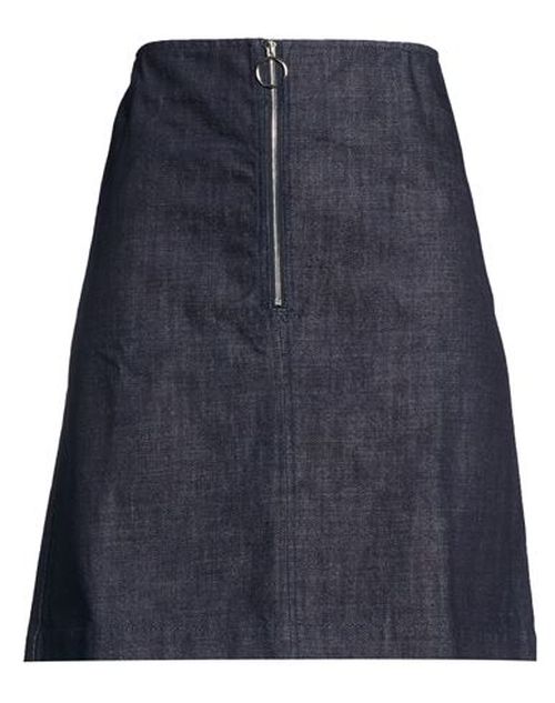 Maison Kitsuné Woman Denim skirt Blue Size 8 Cotton