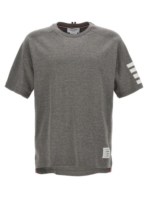 -4 Bar T Shirt Grigio-Uomo