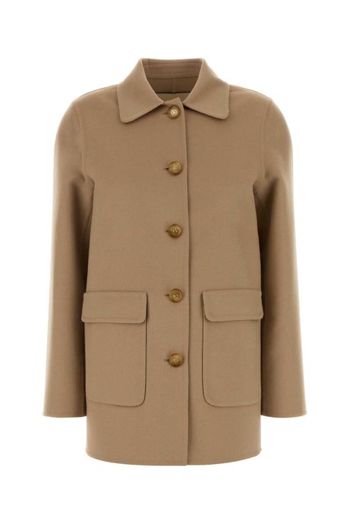 Virgin Wool & Cashmere Coat — Beige
