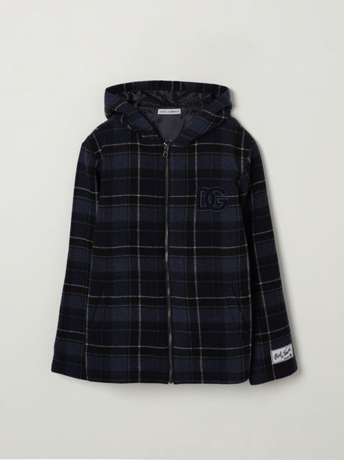 Coat Kids color Blue