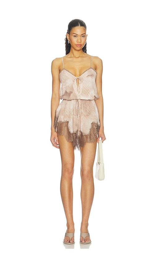 AFRM Buckley Romper in Brown. - XS also in