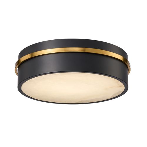Black, Brass LED Flush Mount from the Dax Collection