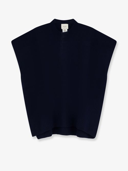Merino-Cashmere Blend Sweater — Blue