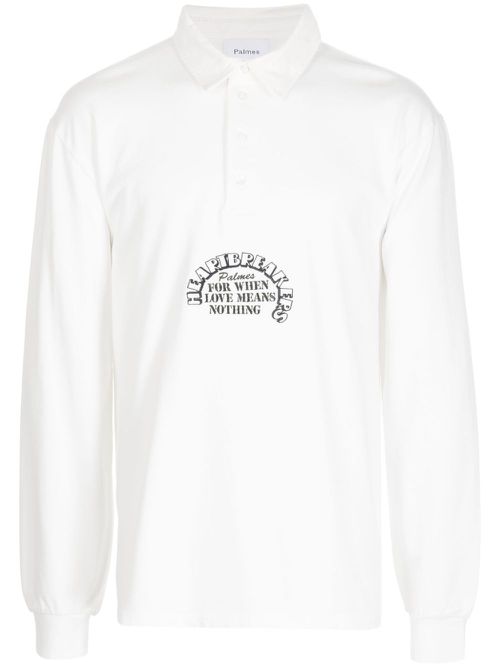Heartbreakers Rugby organic cotton polo shirt - White