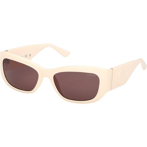 Guess Mujer Guess GU00253 25Y Gafas de sol Inyectado Marfil Violeta Cuadrada Norma