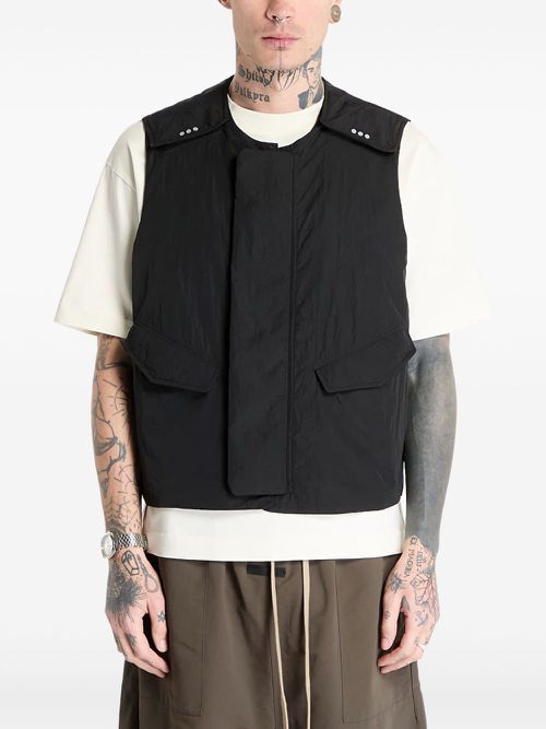 Quilted vest - Black