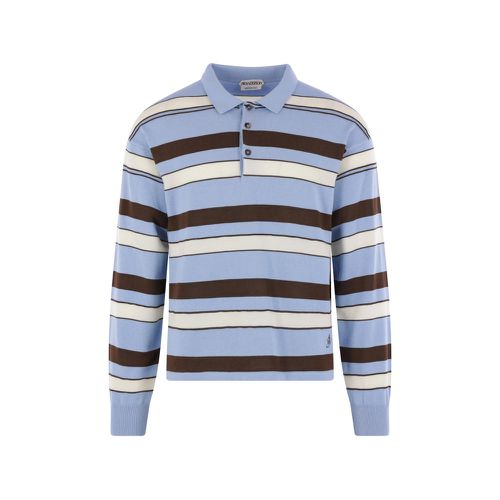 Striped Buttoned Polo Shirt