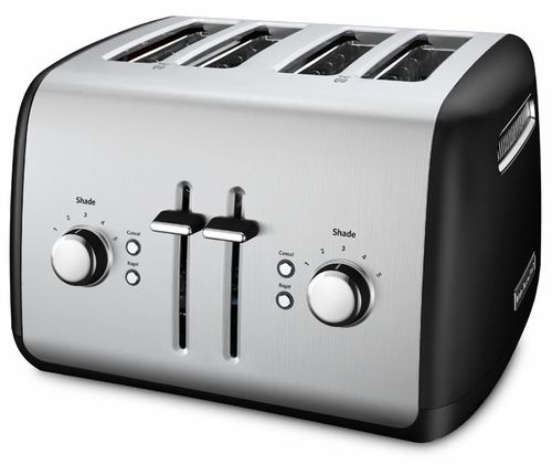 Onyx Black 4 Slice Toaster