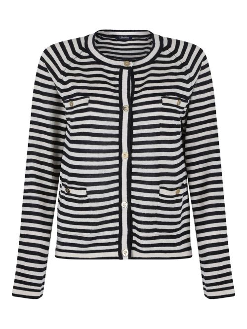 'S Max Mara striped cardigan - White