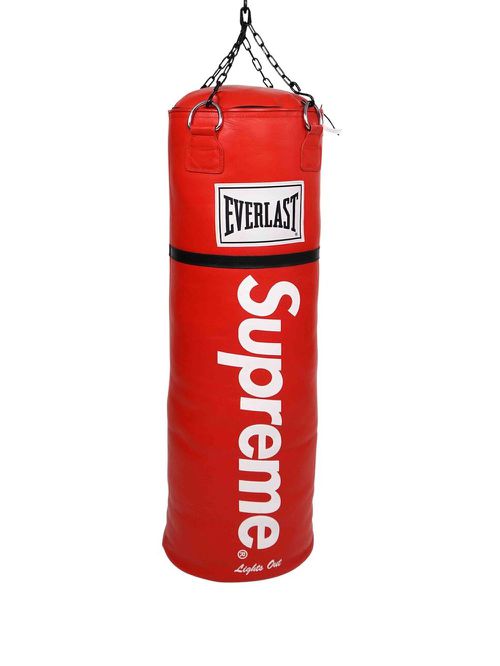 X Everlast leather heavy bag - Red