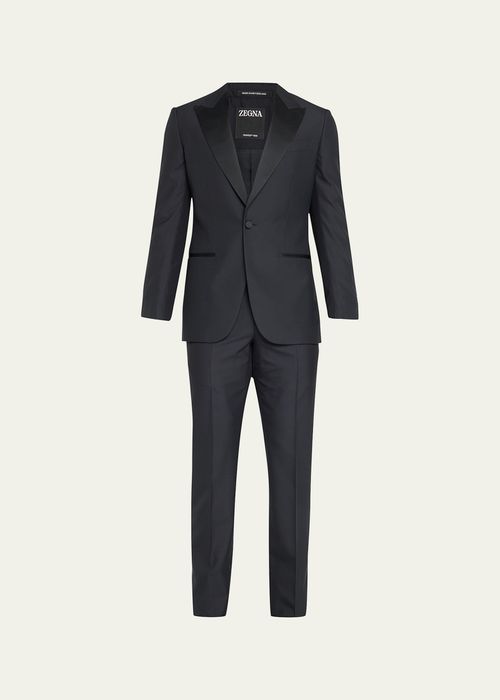 Men's Sartorial Wool and Silk Tuxedo