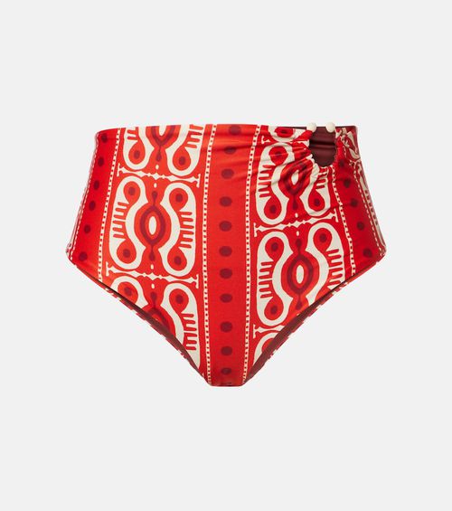 Printed bikini bottoms