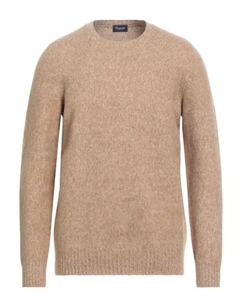 Man Sweater Camel Size 36 Lambswool