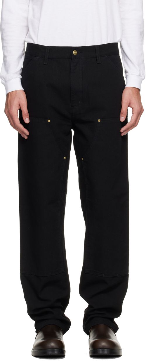 Black Double Knee Trousers