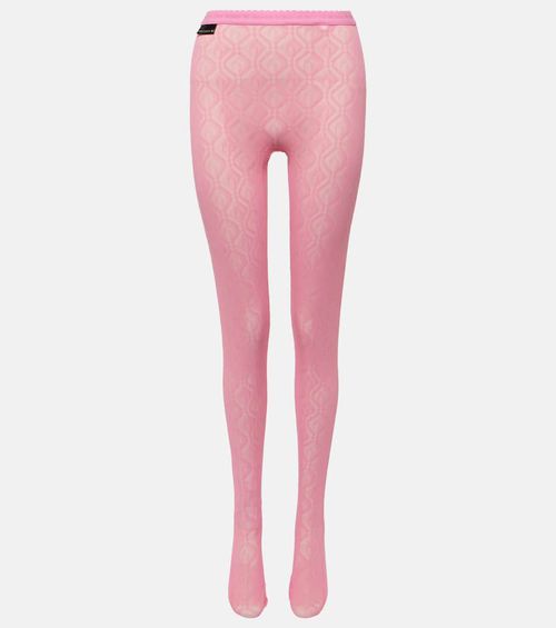 Moon Diamant jacquard mesh leggings