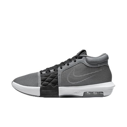 NIKE Lebron Witness 8 Basketball Shoes (FB2239-004, Cool Grey/Black/White)