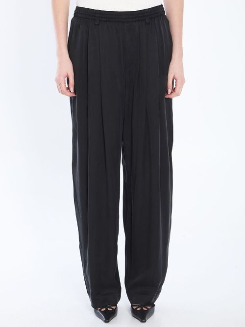 Pre-Styled Turn-Down Waistband Trousers