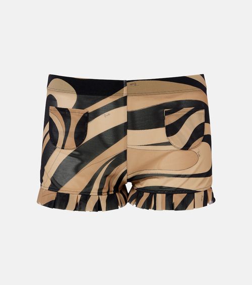 Marmo ruffled mesh shorts