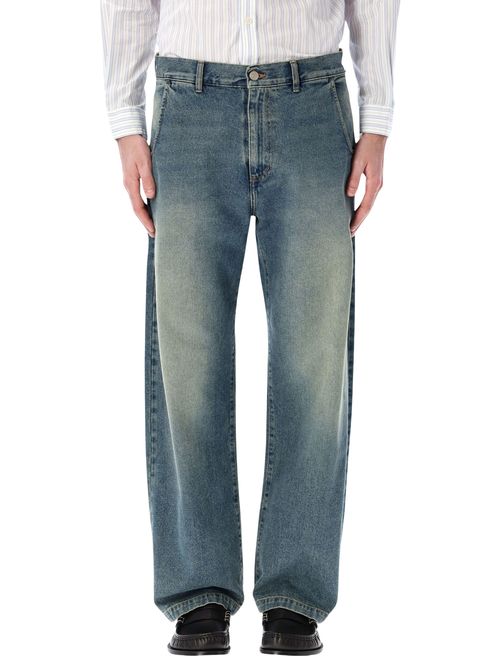 Relaxed Straight Fit Jeans - Size L