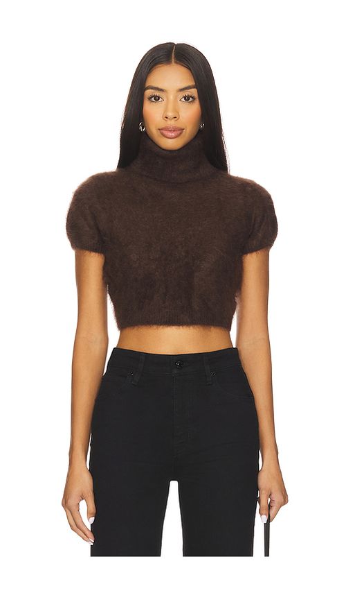 FRAME The Teddy Turtleneck in Coffee - Brown. L also in