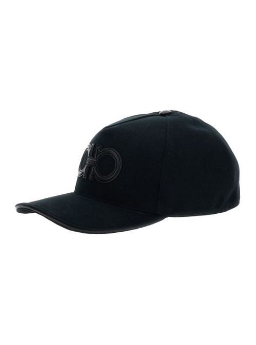 Ferragamo Gancini Patch Baseball Cap