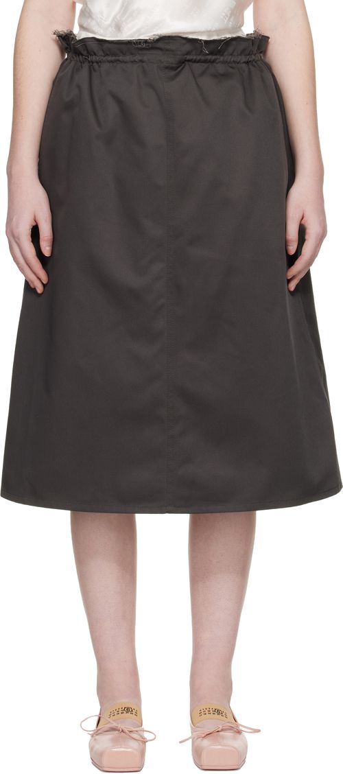 Gray Long Skirt