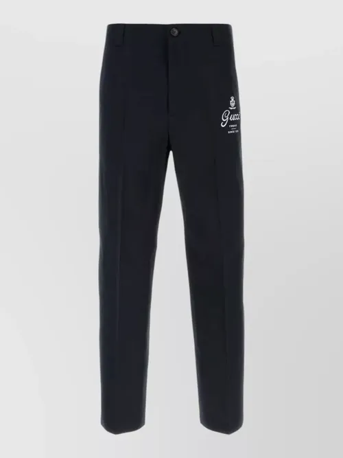 Gucci - tailored twill trousers side and back pocket